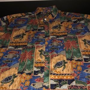 Tori Richards Hawaiian shirt worn once in Maui!